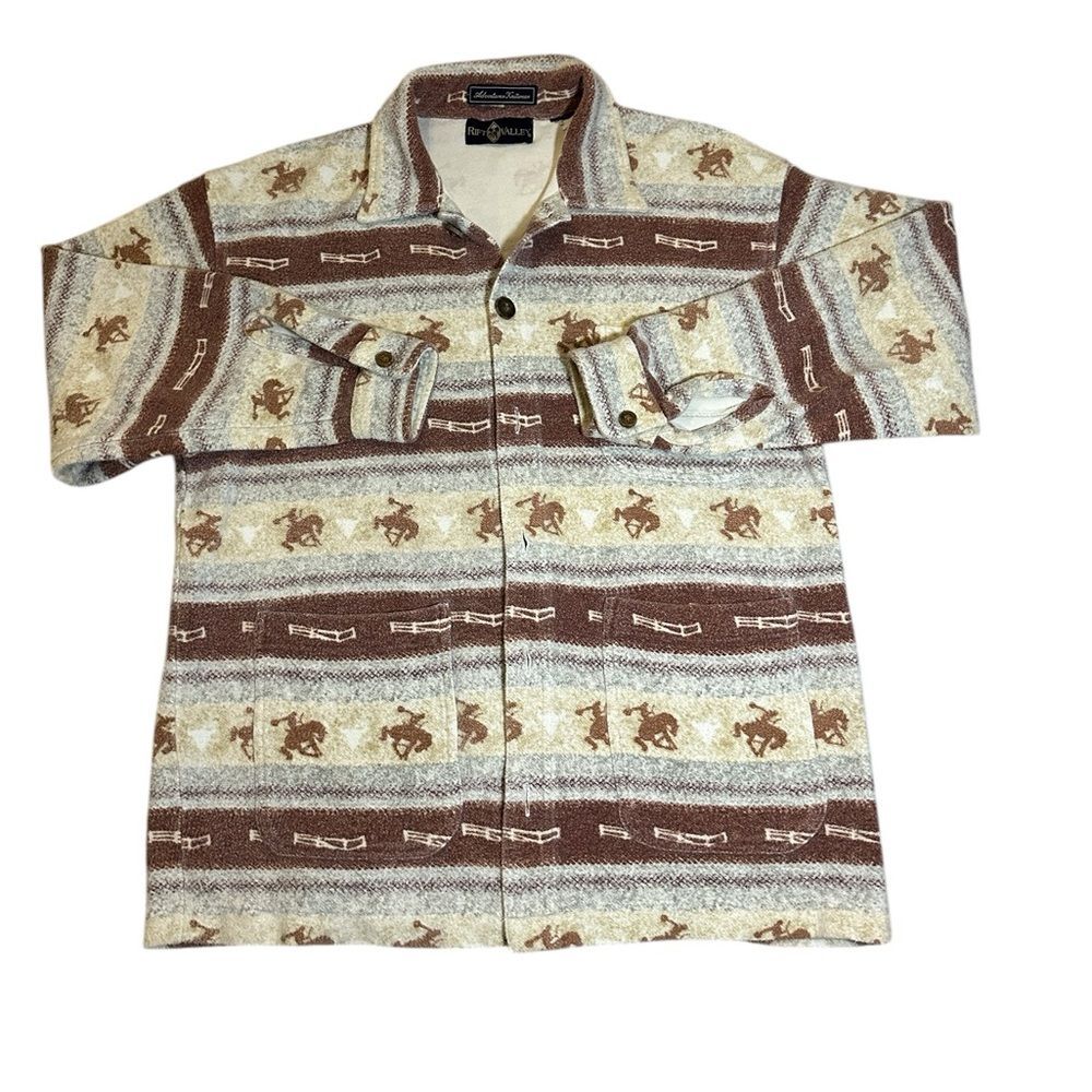 Woman’s Vintage Rift Valley Western Flannel Size Large/XL